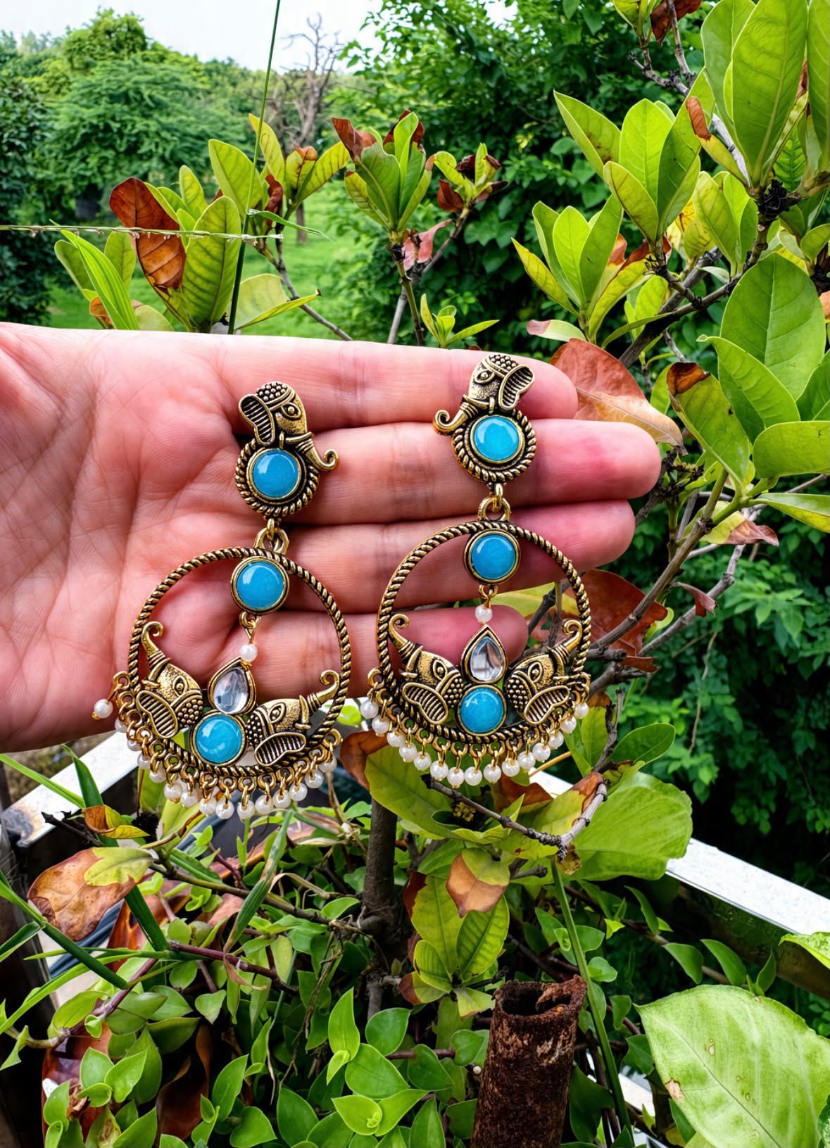 Ganpati Bali Earring