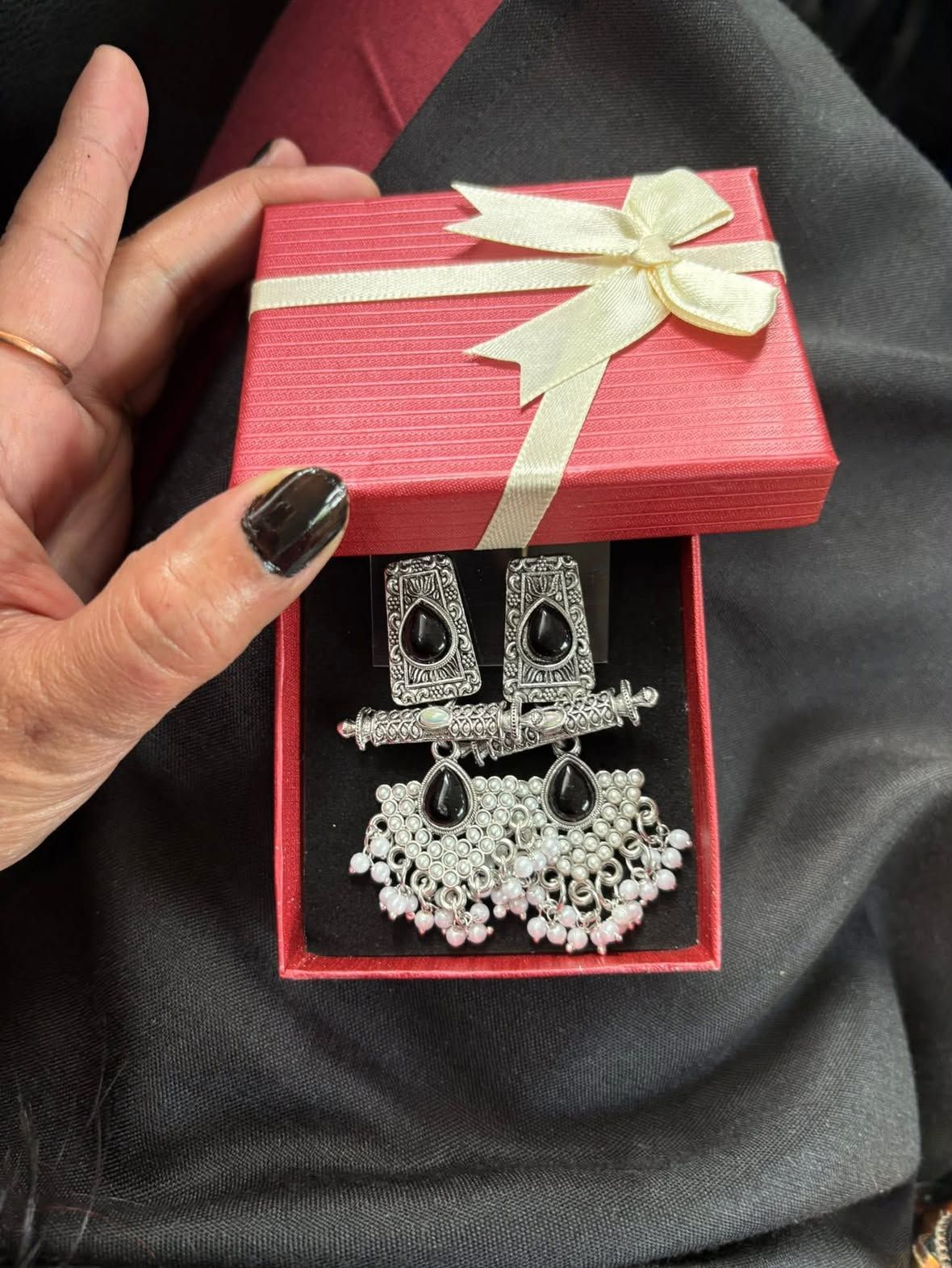 Pearl Drop Jhumka Earring