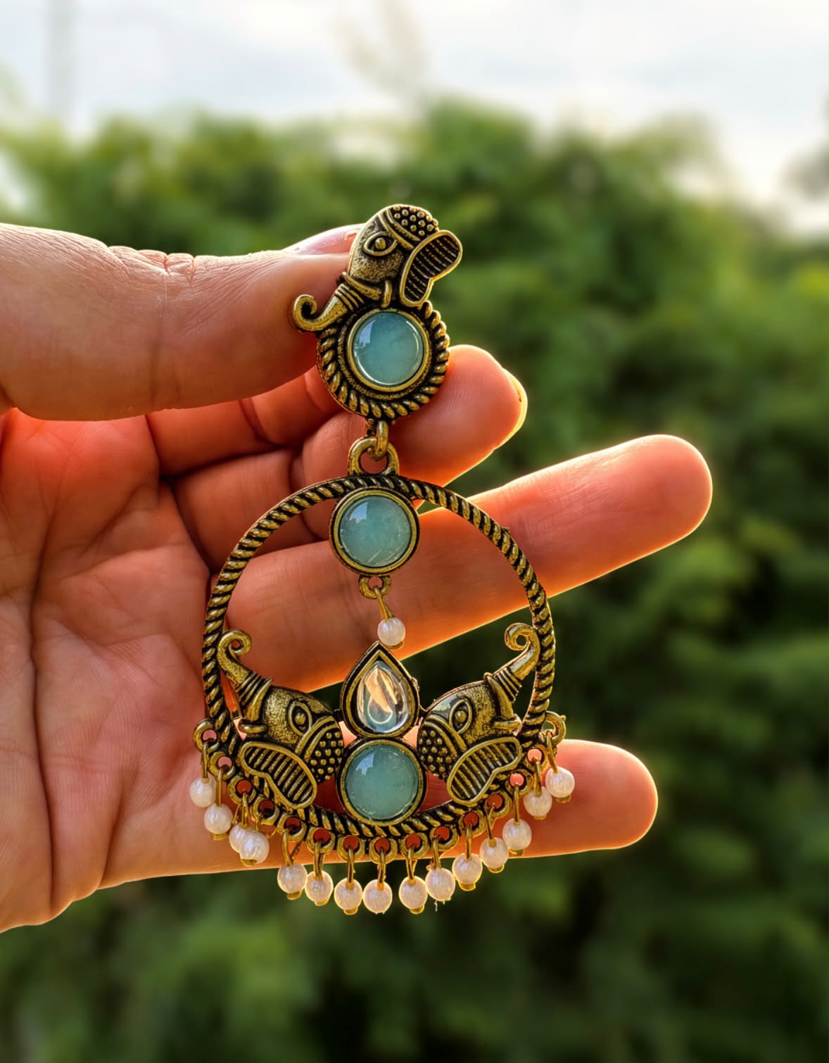 Ganpati Bali Earring