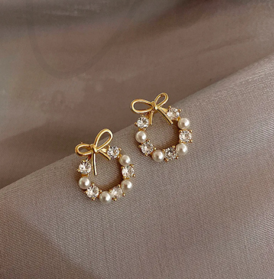Pearl Hoop Earring