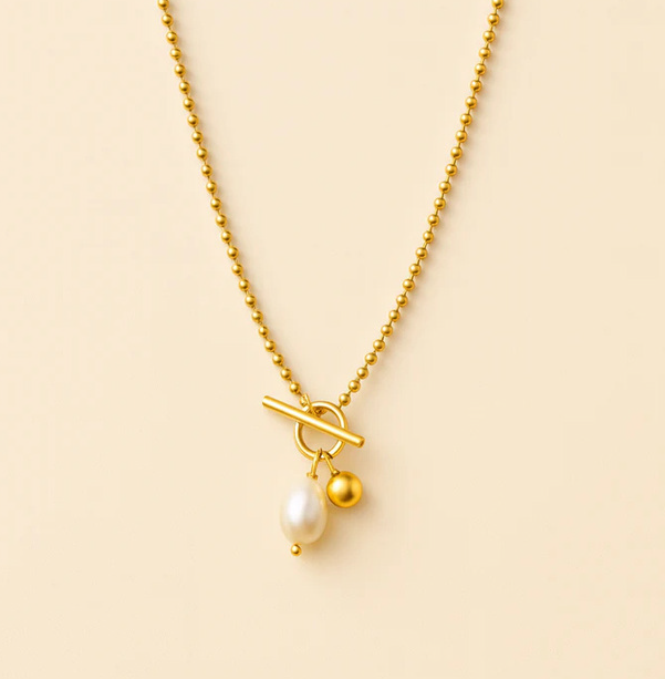 Pearl Pendant -Chain Necklace