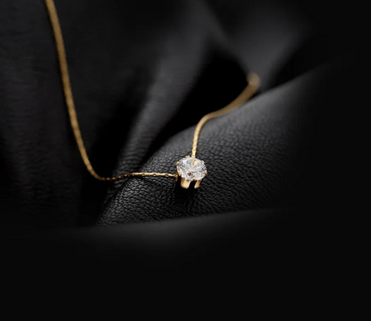 Stone Pendant  -Chain Necklace