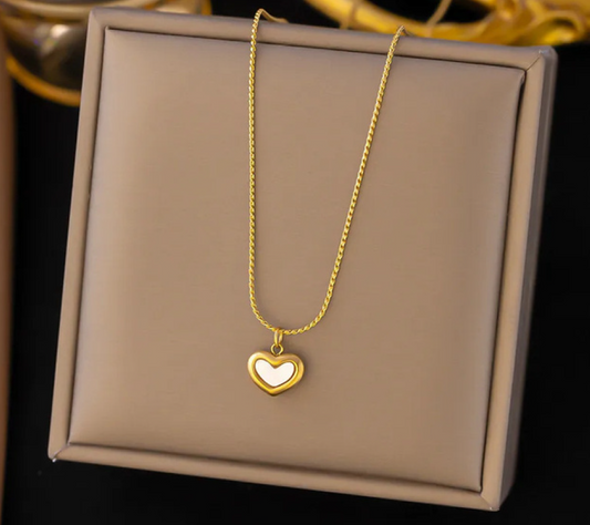 Heart Pendant -Chain Necklace