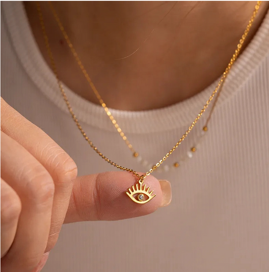 Evil Eye Pendant -Necklace