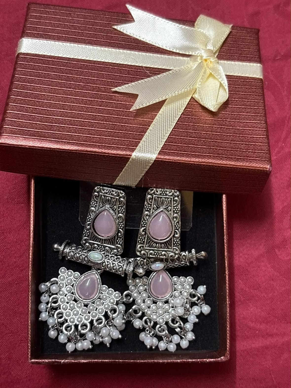 Pearl Drop Jhumka Earring